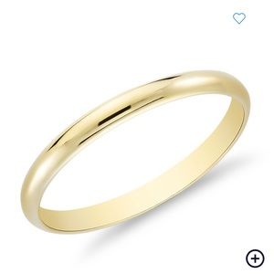14k Yellow Gold Wedding Band Blue Nile